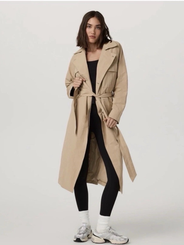 Vuori Beige Trench Coat